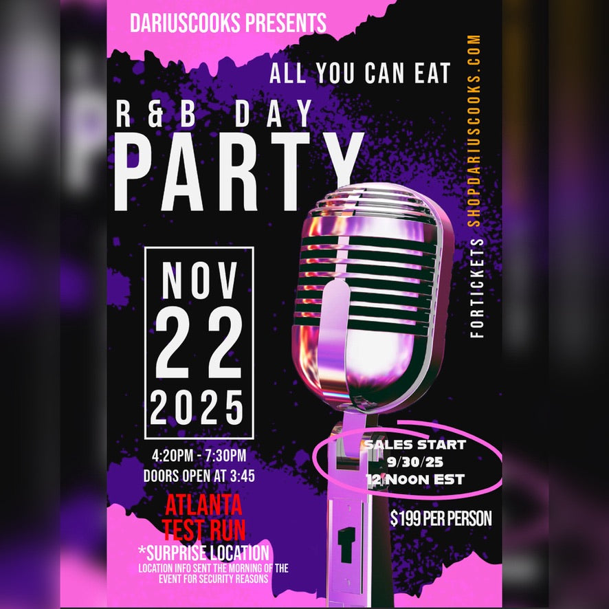 The R&B Day Party - Atlanta Test Run - November 22, 2025