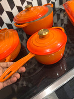 Cast Iron Skillet - Tangerine