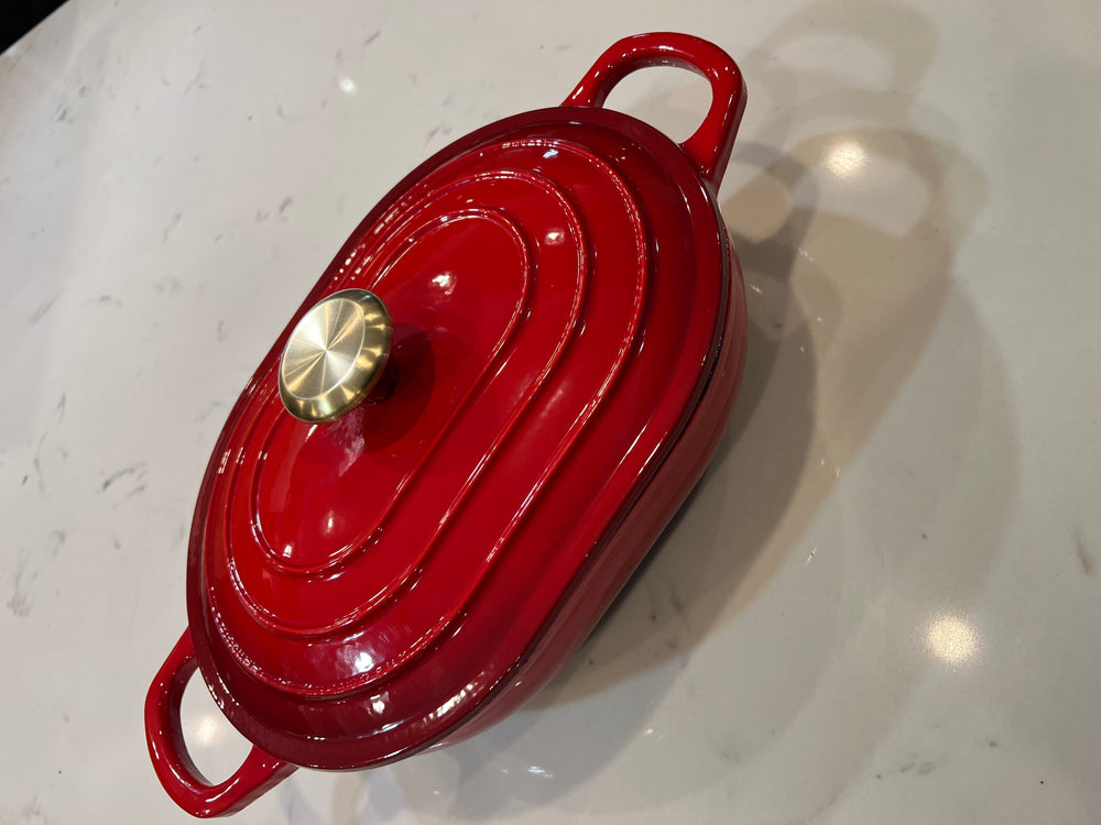 
                  
                    Oval Braising Pan- Crimson
                  
                