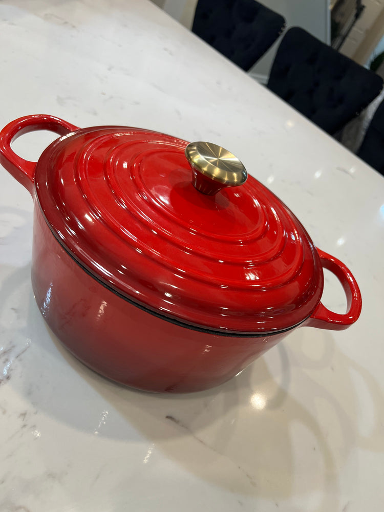 Enameled Cast Iron Dutch Oven Cookware Set – Chef Daryl's Food's